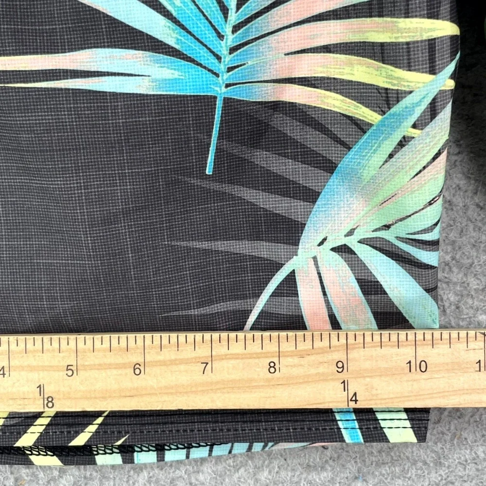 Quiksilver Surfsilk Panel 20 Board Shorts‎ Mens 29 Tropical Palm Leaf Beach Swim